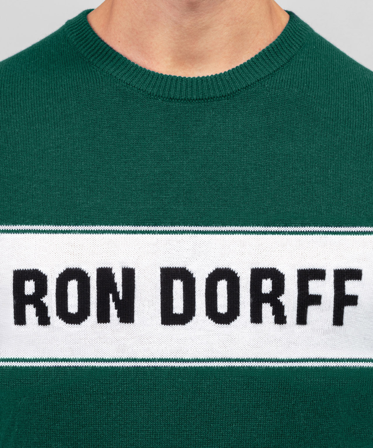 Cotton-Wool RON DORFF Sweater: Chalet Green