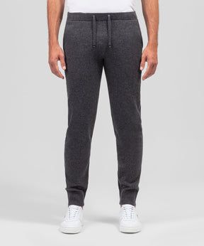 Cashmere Pants: Dark Heather Grey