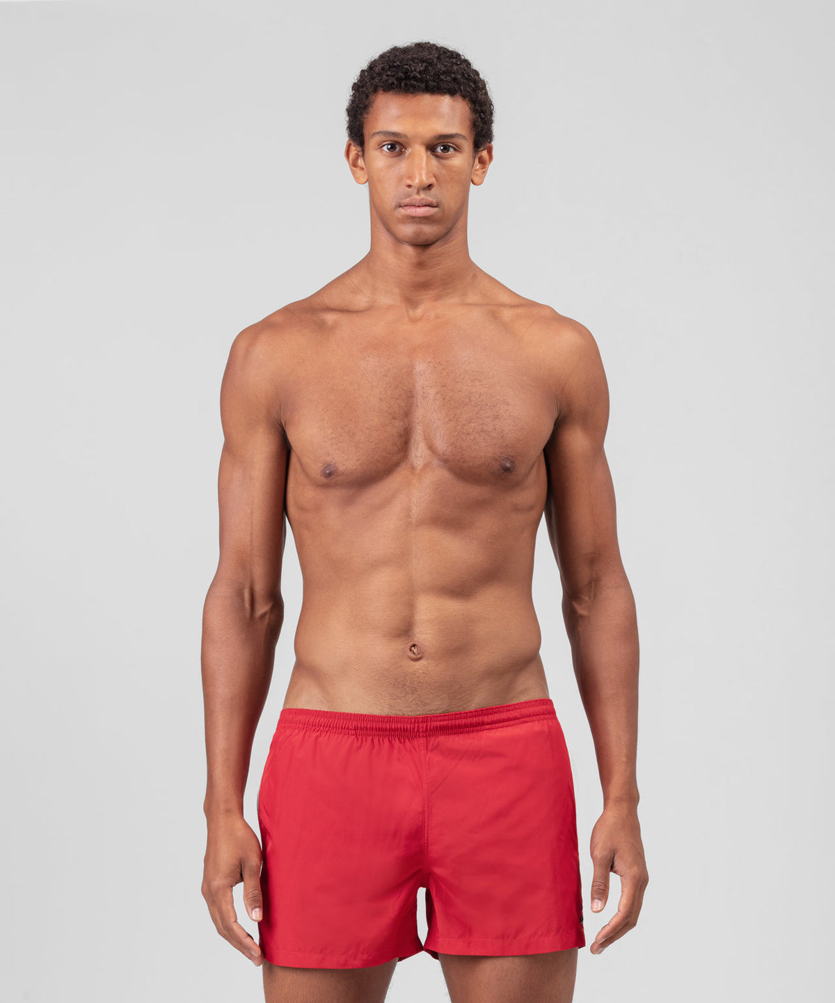 Swim Shorts: Red