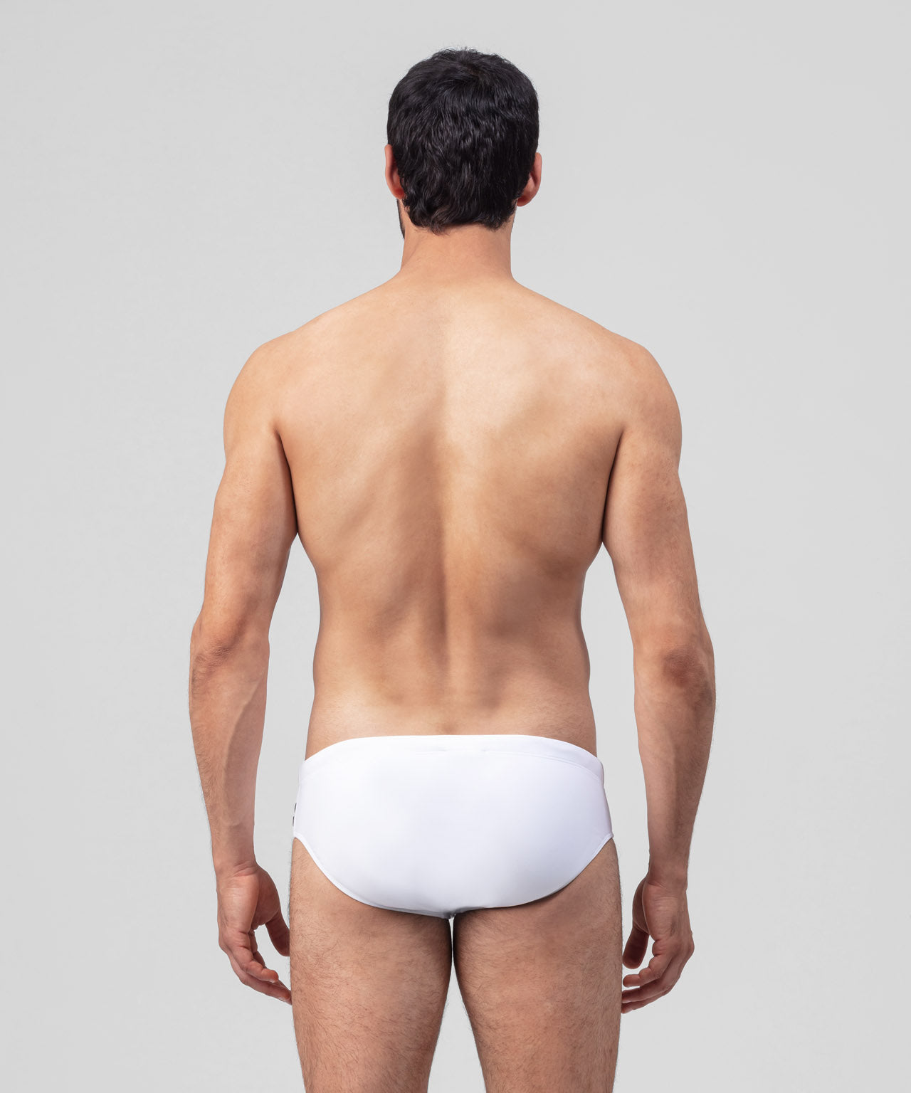 Swim Briefs: White