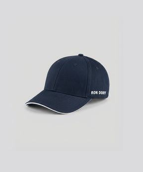Coach Cap w. Piping: Navy