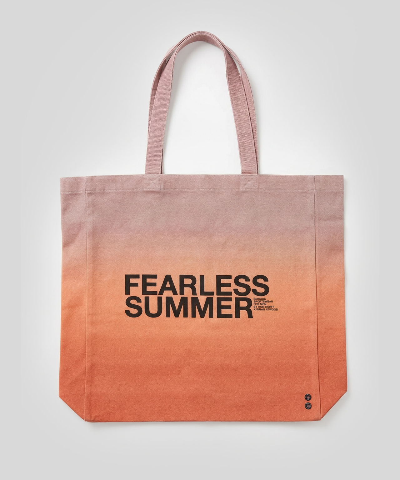 Tote Bag "FEARLESS": Sunset Orange