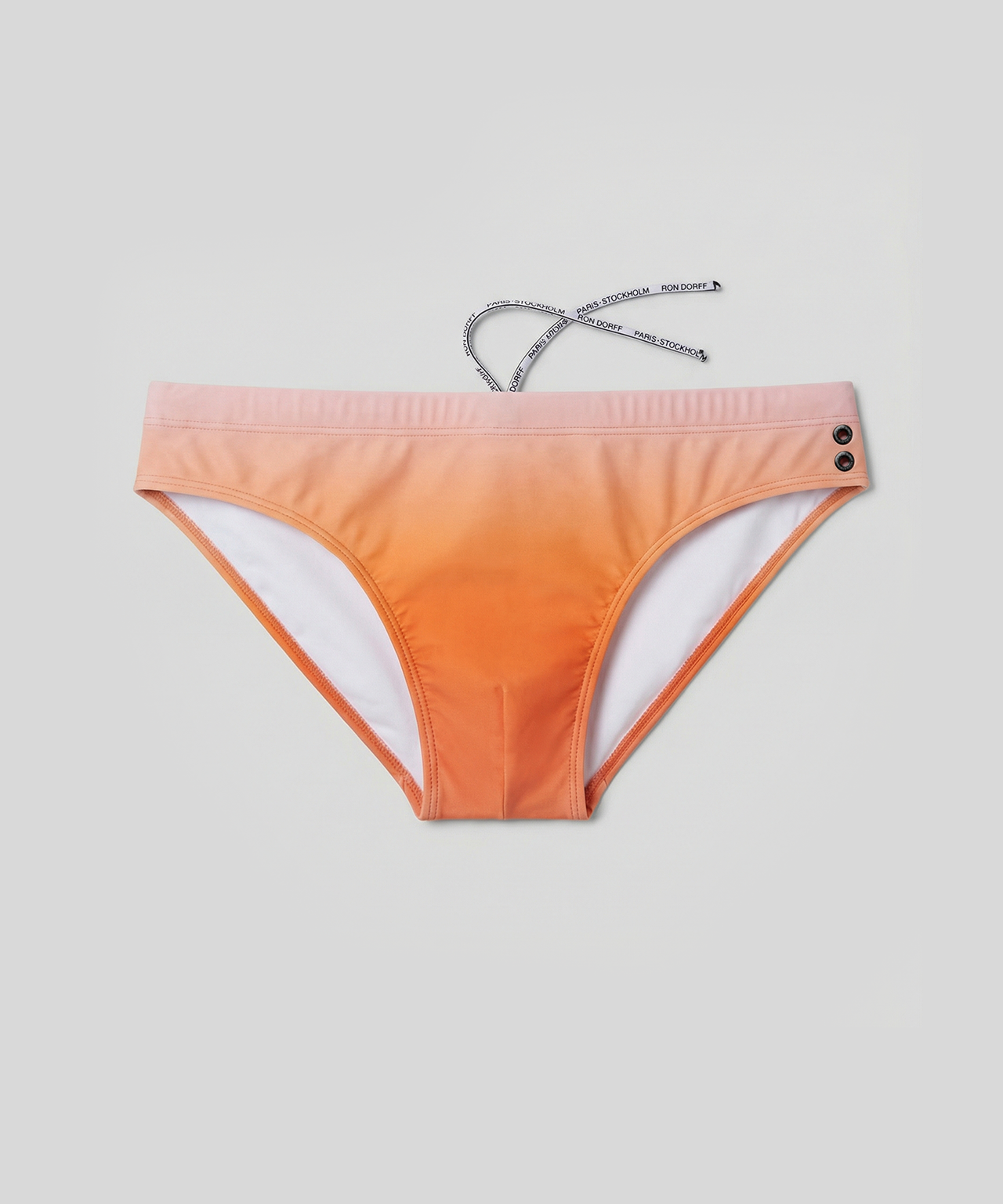 Slim Swim Briefs: Sunset Orange
