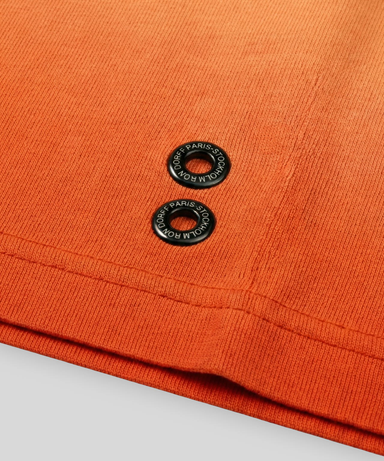 Light Organic Cotton Sleeveless Sweatshirt: Sunset Orange