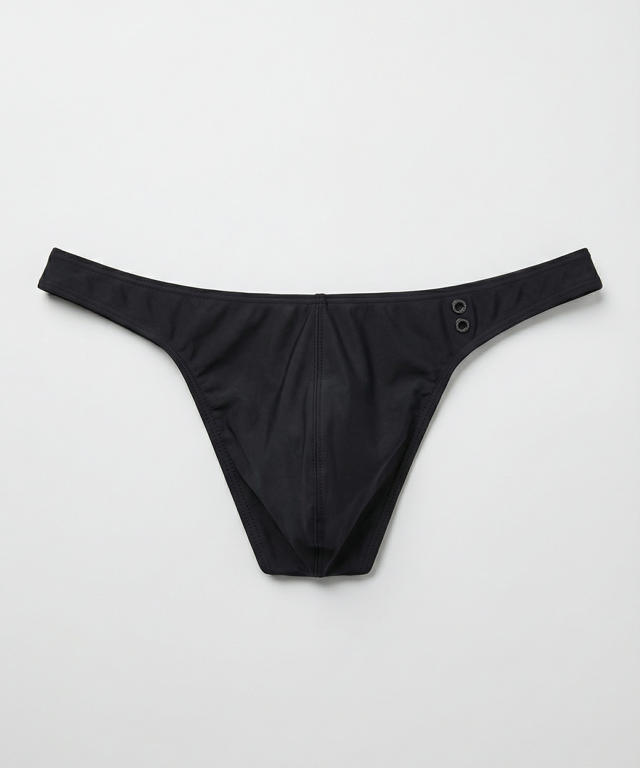 RD Thong Swimwear: Black