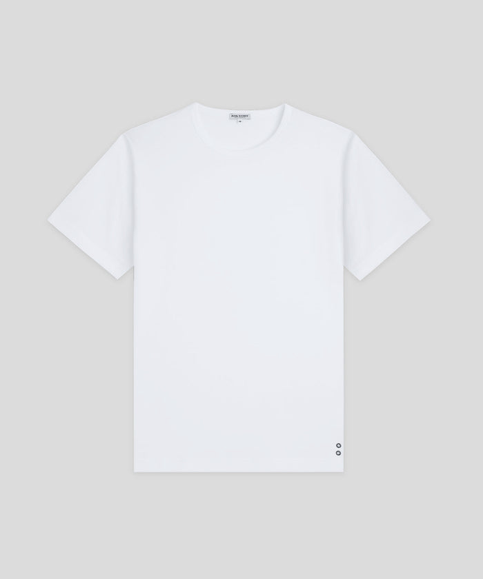 Cotton Modal T-Shirt Eyelet Edition: White