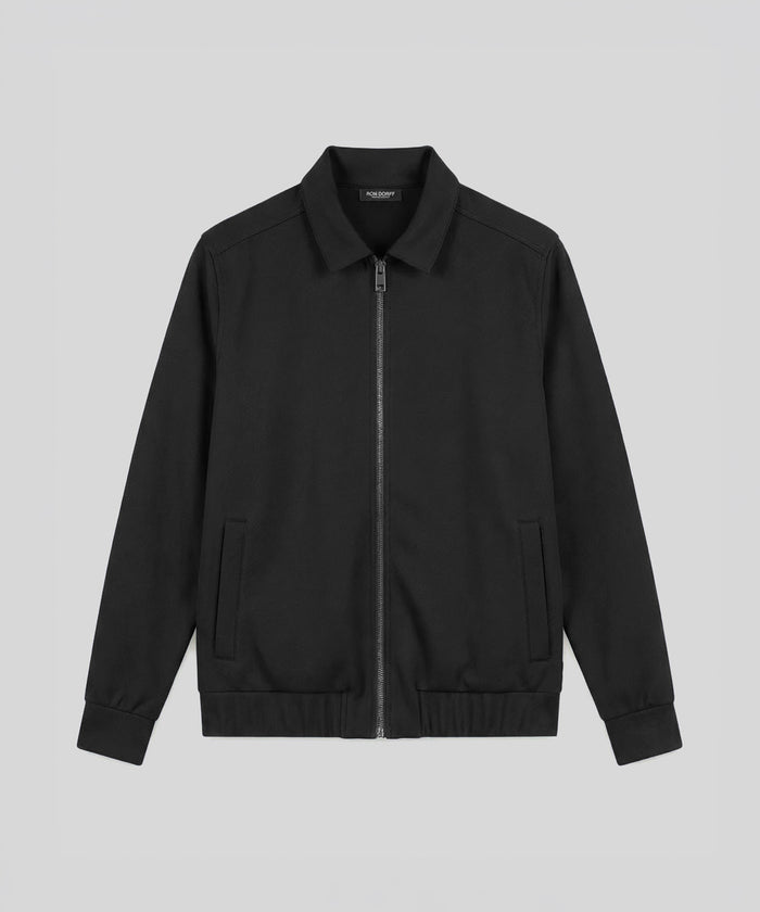 RD Tennis Jacket: Black