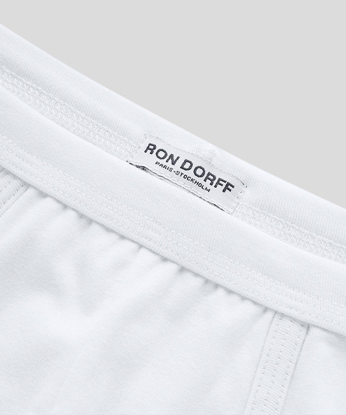 Slim Y-Front Briefs: White