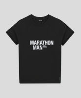 Organic Cotton Sleeveless Sweatshirt "MARATHON MAN": Black