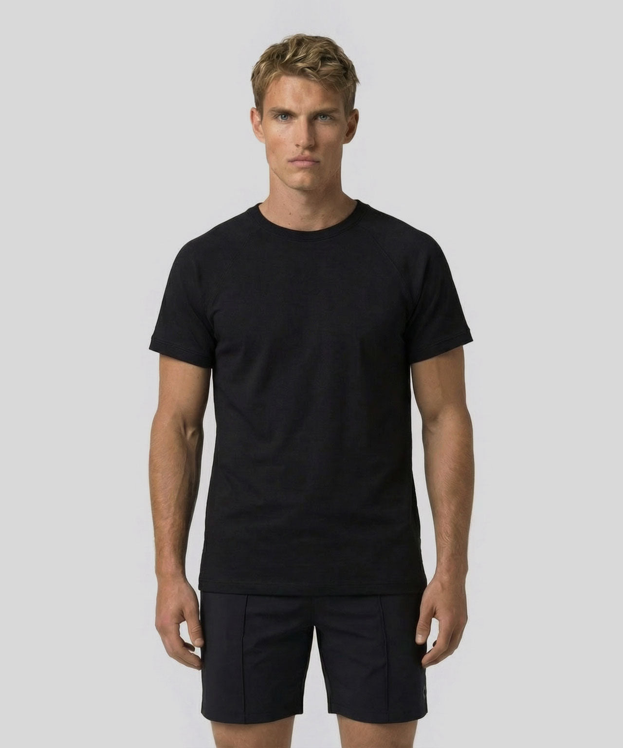 Light Organic Cotton Sweatshirt: Black