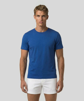 Crew Neck T-Shirt Eyelet Edition: Bleu