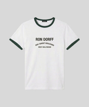 RD Sports T-Shirt "SUNSET": Court Green