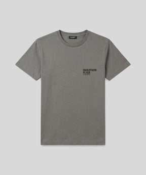 Organic Cotton T-Shirt "MARATHON FLYER": Army Green