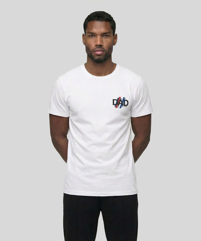 Organic Cotton T-Shirt "DAD": White