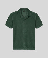 Cotton Terry Shirt: Green Court