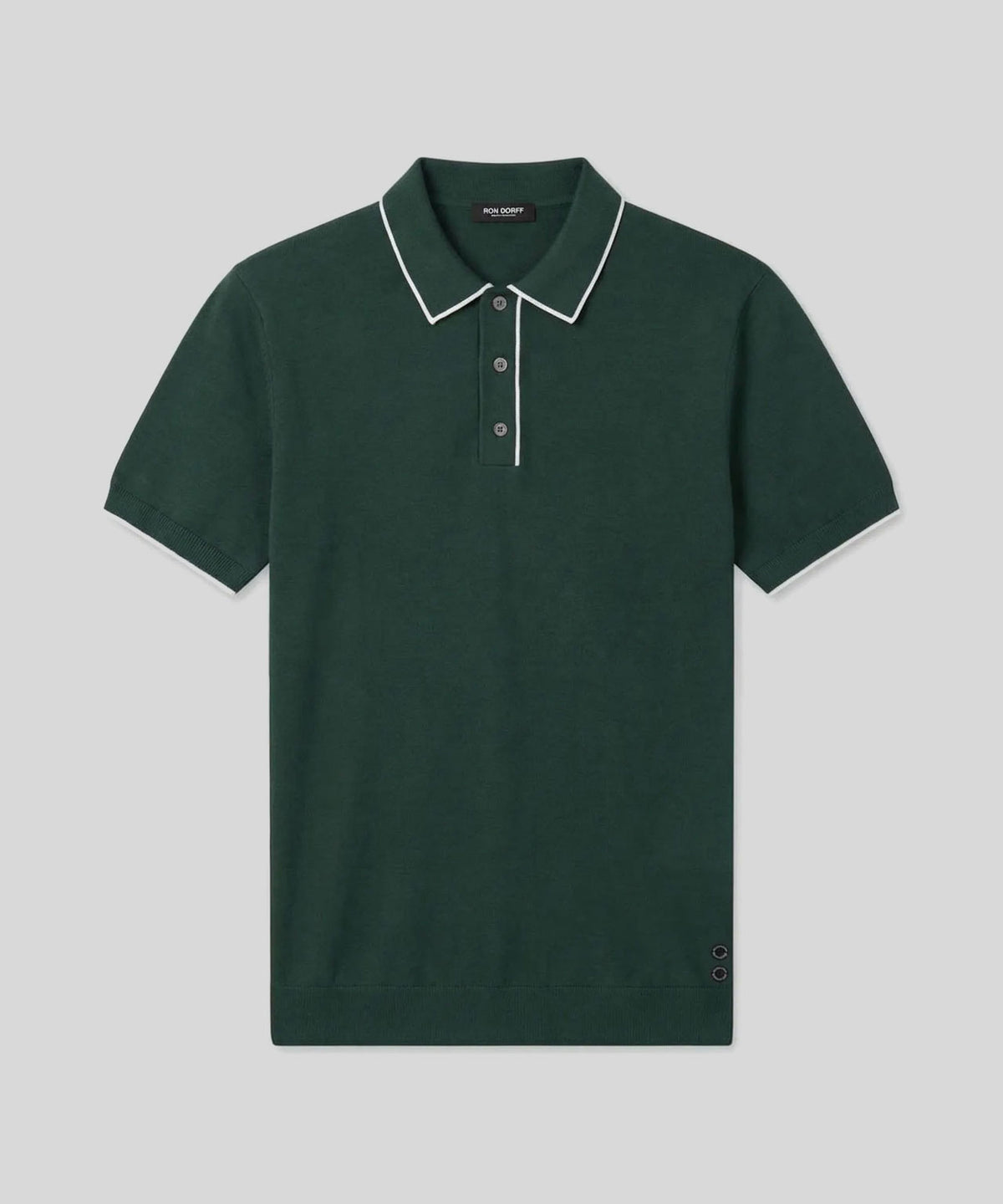 Cotton-Silk Polo: Green Court