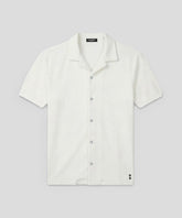 Cotton Terry Shirt: Off White