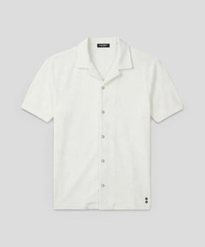 Cotton Terry Shirt: Off White