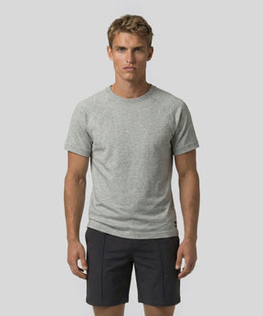 Light Organic Cotton Sleeveless Sweatshirt: Grey Melange