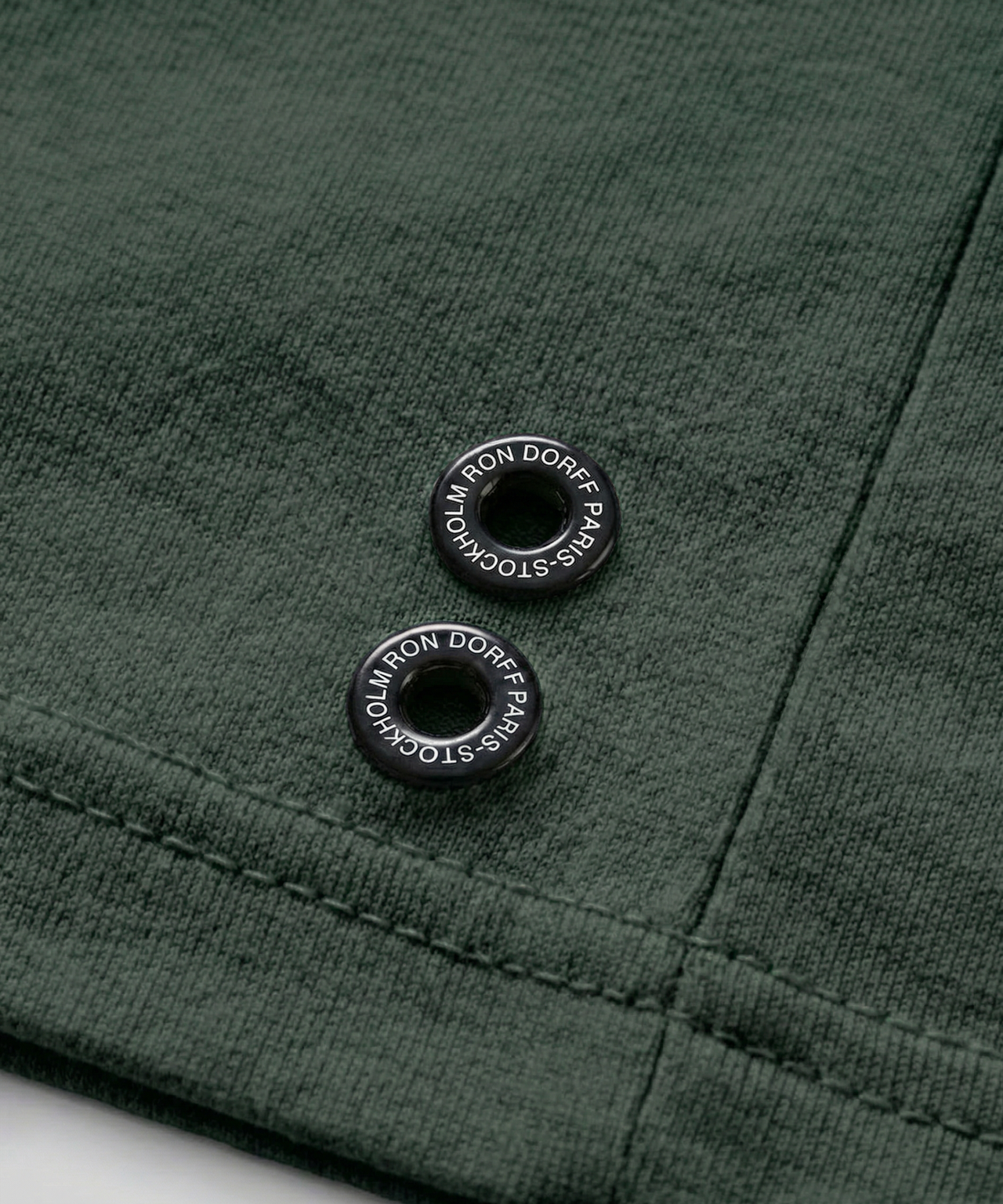 Crew Neck T-Shirt Eyelet Edition: Court Green