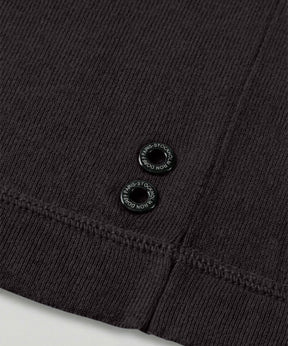 Cotton Linen Polo: Espresso