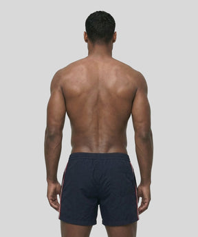 Exerciser Shorts w. Side Stripes: Navy