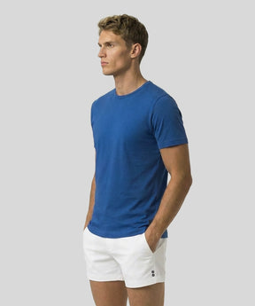 Crew Neck T-Shirt Eyelet Edition: Bleu
