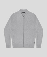 Cashmere Tennis Jacket: Heather Grey