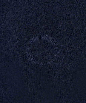 Terry Cotton Sweatshirt: Navy