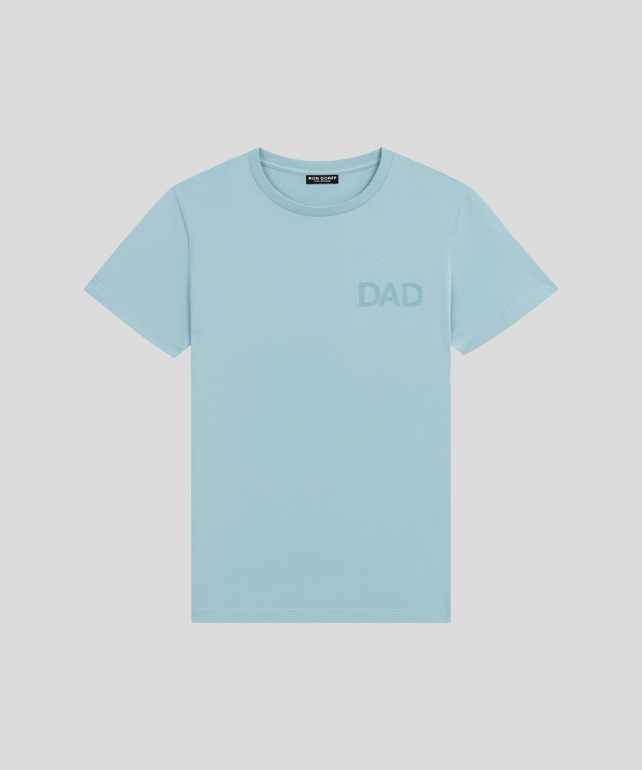 Organic Cotton T-Shirt "DAD": Morning Blue