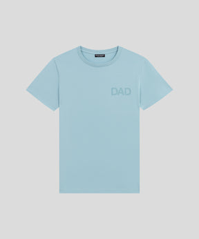 Organic Cotton T-Shirt "DAD": Morning Blue