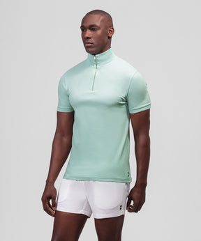 Cotton Piqué RD Polo: Pistachio Green