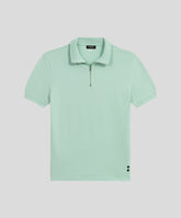 Cotton Piqué RD Polo: Pistachio Green