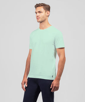 Crew Neck T-Shirt Eyelet Edition: Pistachio Green