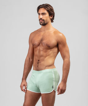 Marathon Home Shorts: Pistachio Green