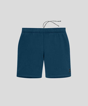 Organic Cotton Jogging Shorts: Blue Lake