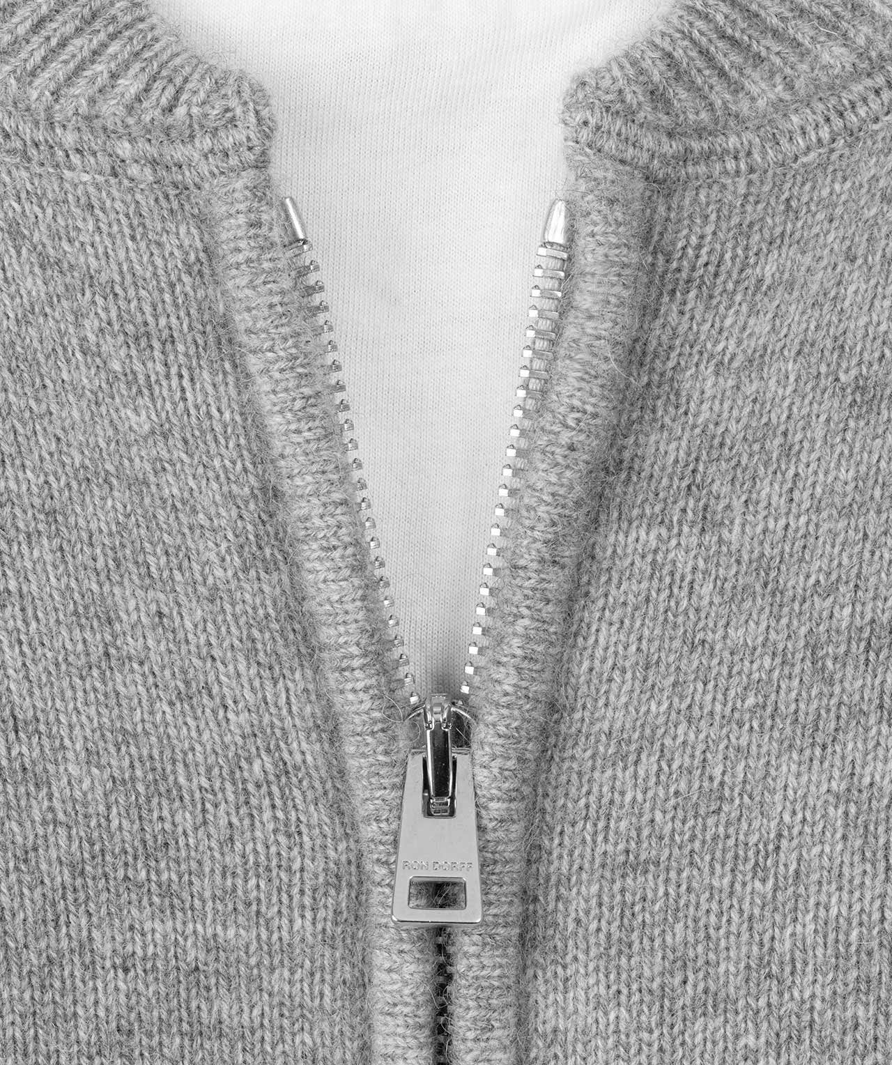 Cashmere Tennis Jacket: Heather Grey