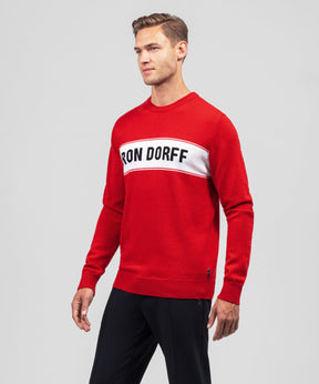 Cotton-Wool RON DORFF Sweater: Chalet Red