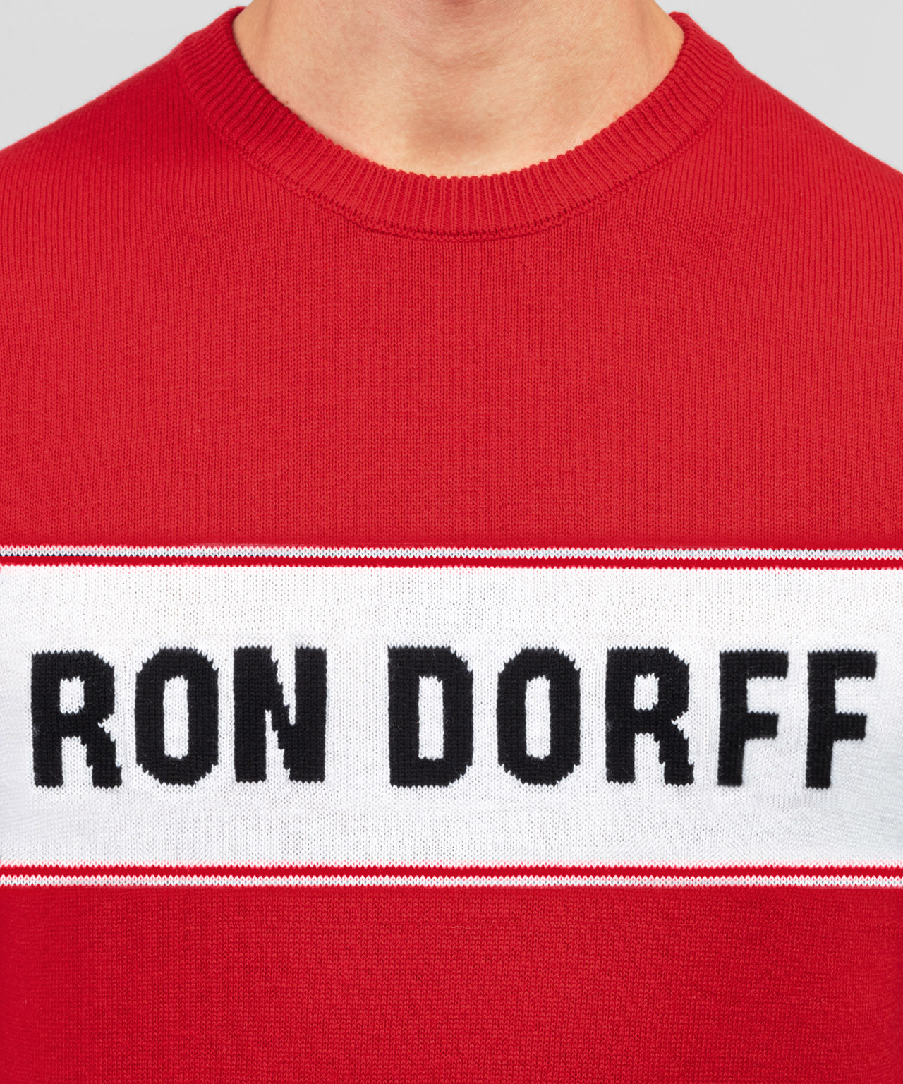 Cotton-Wool RON DORFF Sweater: Chalet Red
