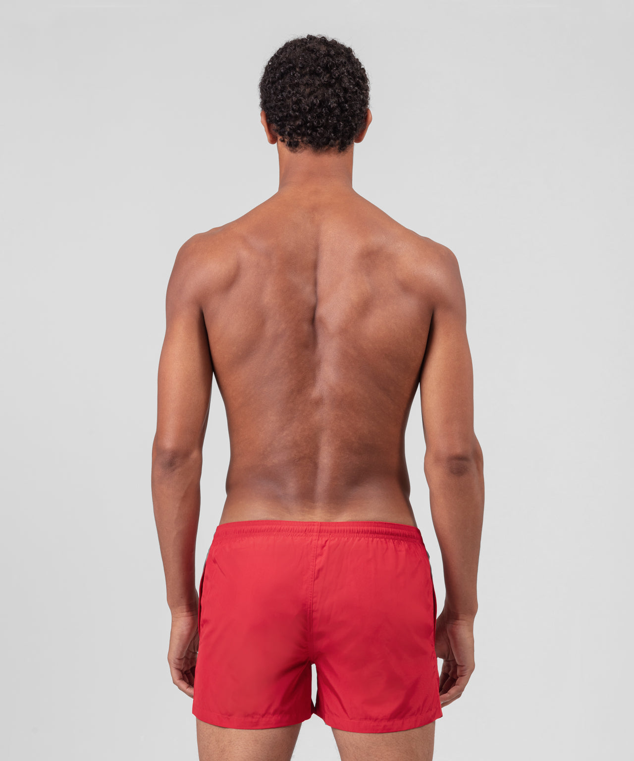 Swim Shorts: Red