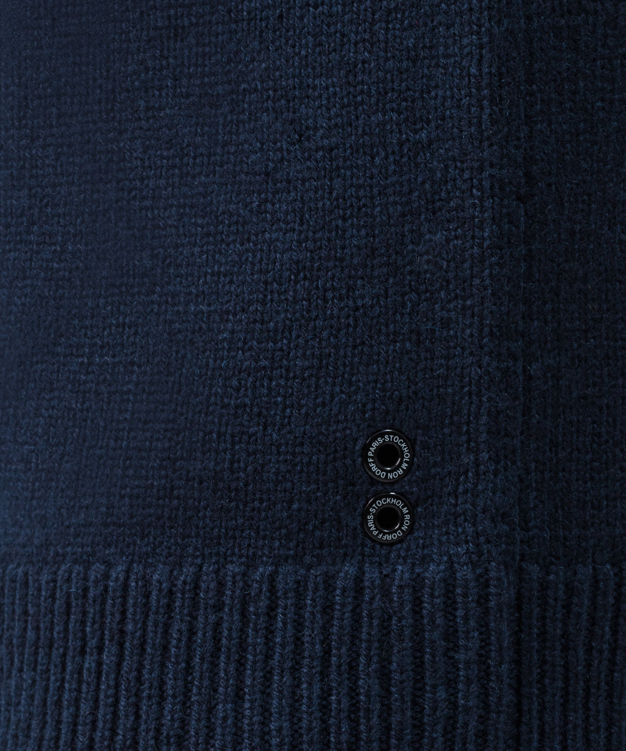 Nordic Wool Sweater "PAPA": Navy