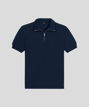 Cotton Piqué RD Polo: Navy