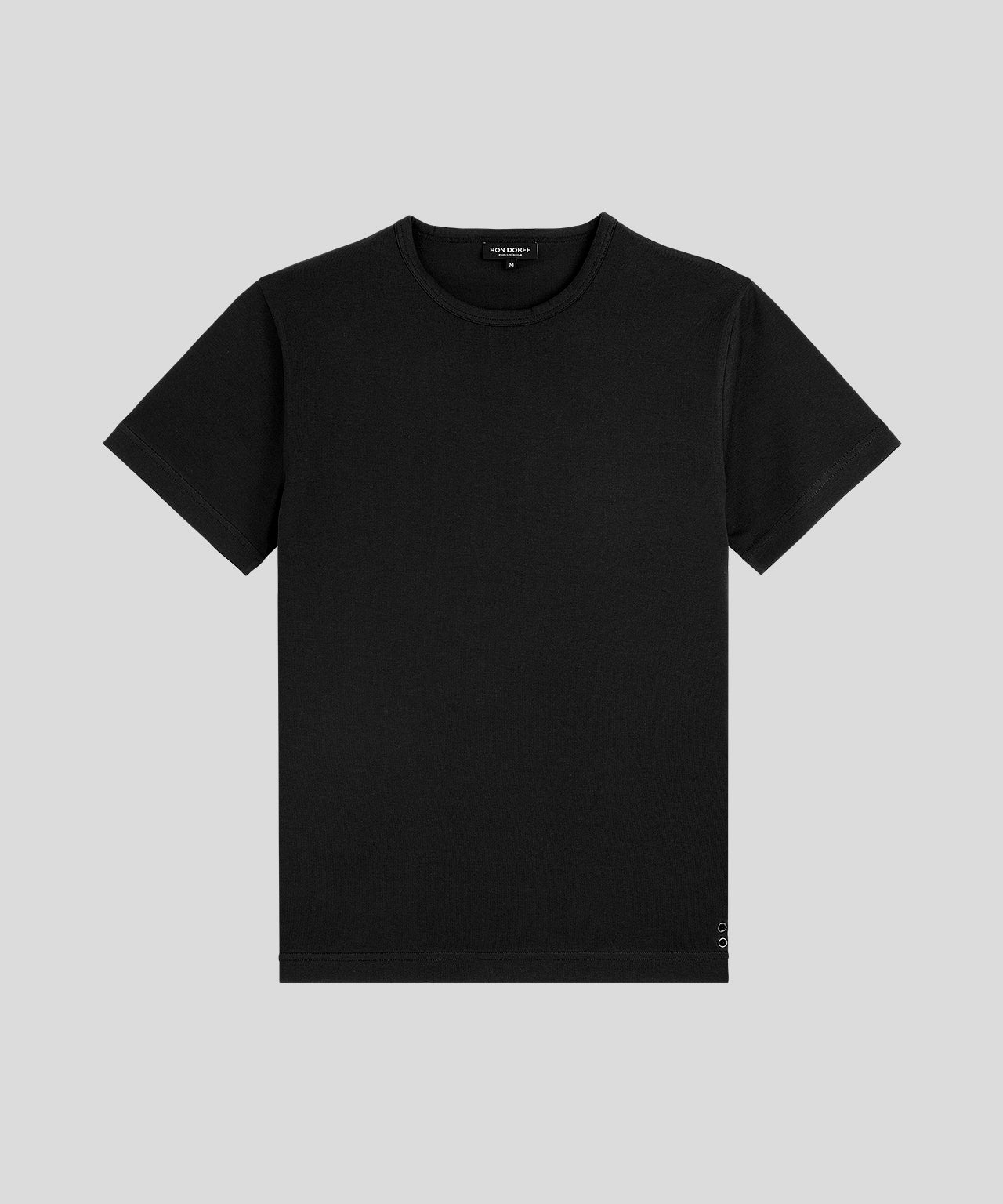 Crew Neck T-Shirt Eyelet Edition: Black
